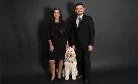 Rafael Riera and Johana Ramos, owners of Level Up Roofing