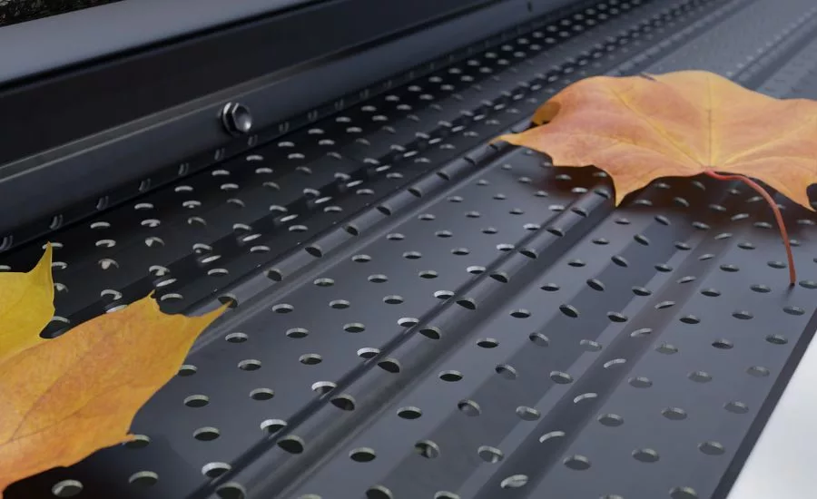 gutter guard close-up
