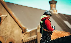 contractor on roof