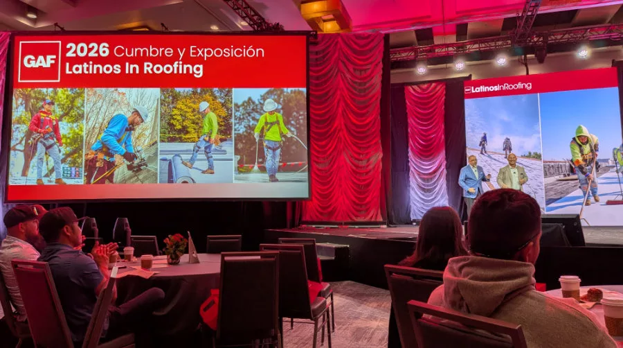 Latinos in Roofing GAF event in Los Angeles in May, 2026. 