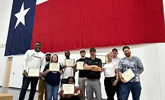 Group of graduates from GAF Roofing Academy Group of graduates from GAF Roofing Academy.