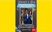 Adam Quenneville Roofing & Siding Launches Teacher Roof Giveaway Adam Quenneville Roofing & Siding Launches Teacher Roof Giveaway