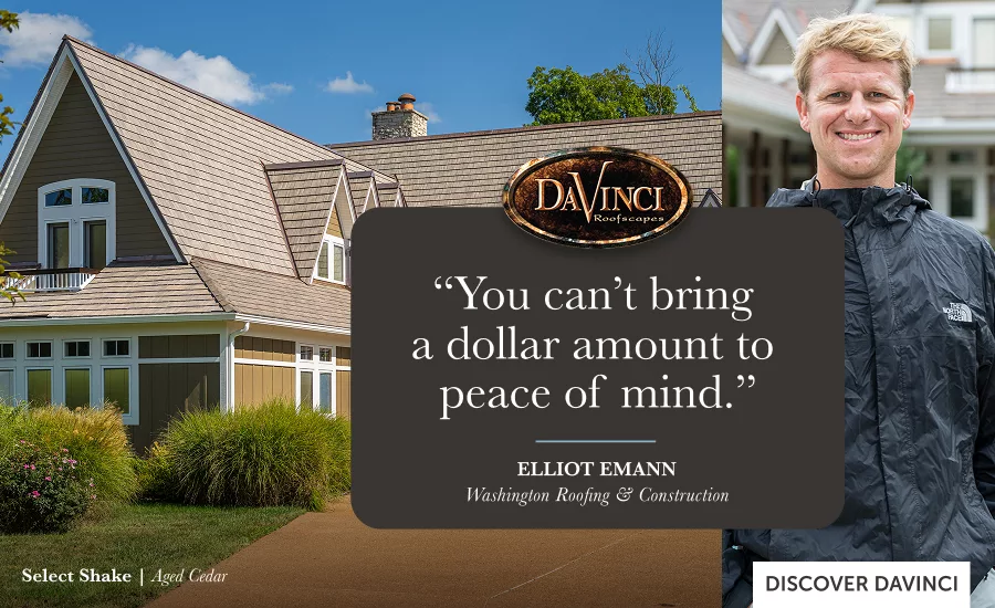 You can't bring a dollar amount to peace of mind.