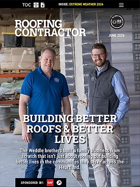 2026 June Roofing Contractor June 2026 Cover
