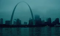 St. Louis Skyline by Dwayne Pounds.jpg St. Louis Skyline and Arch