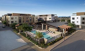 Atavia condominium complex with solar