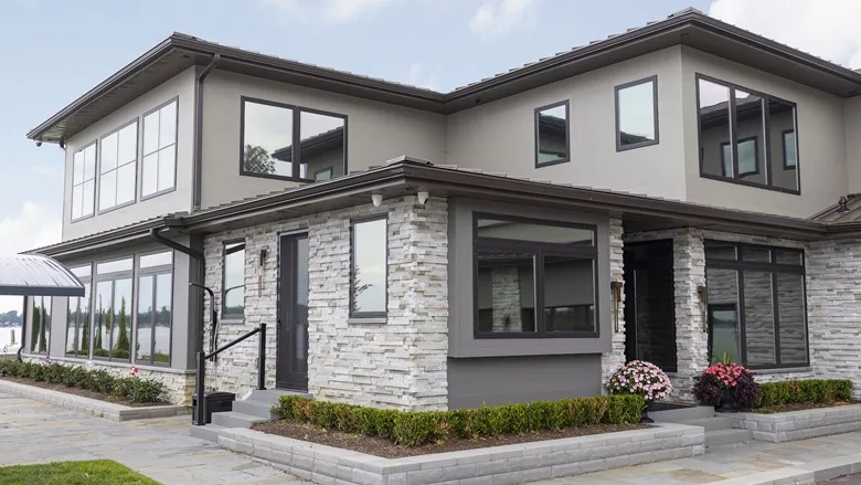 A residential dwelling featuring Westlake Royal products