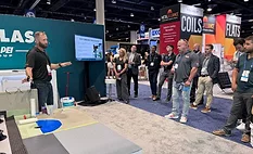 Polyglass booth demonstration