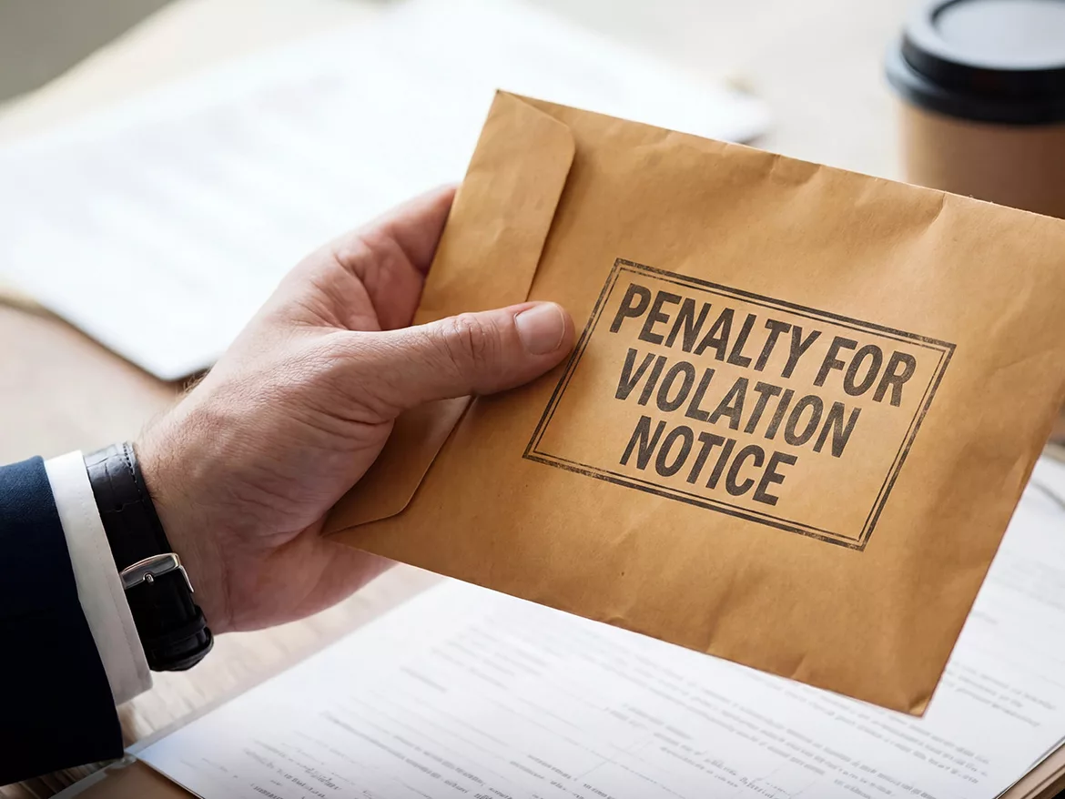 OSHA letter of penalty