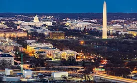 Evening skyline in Washington D.C.