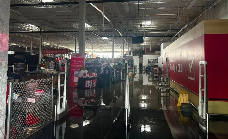 interior of warehouse