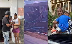 Relief efforts in Venezuela by Rafael Riera and his family. 