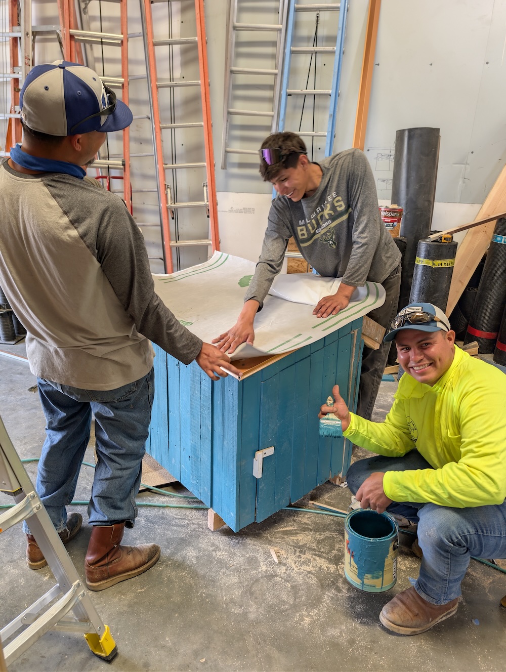 crew working