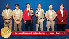 SkillsUSA-Commercial-Roofing-Winners 2026 2026 SkillsUSA National Leadership and Skills Conference high school, college and post-secondary medalists.