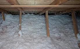 insulation blocking intake vents in an attic