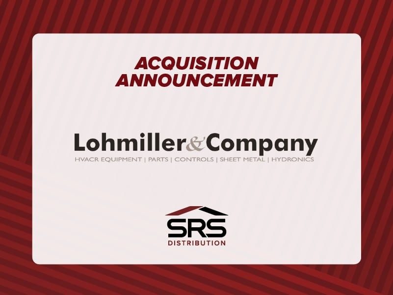 SRS Distribution Acquires HVAC Distributor Lohmiller & Co.