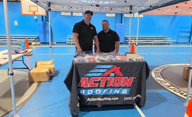 Action Roofing School Supplies 2026.jpg Action Roofing team