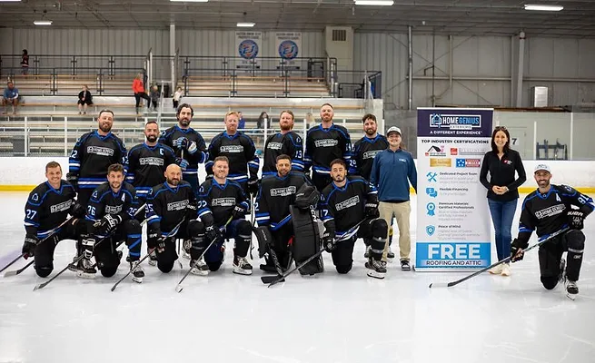 Home Genius Exteriors and Voorhees.jpg Checking for Charity Tournament
