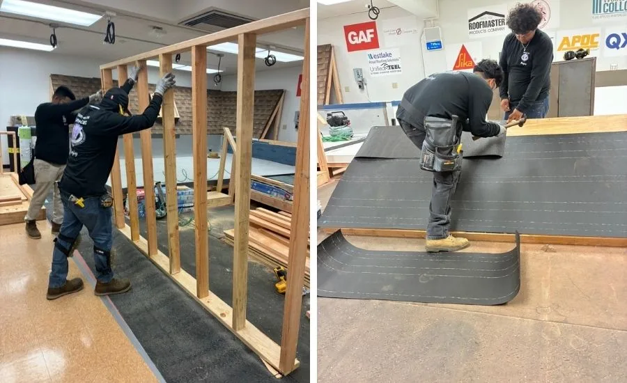 students training