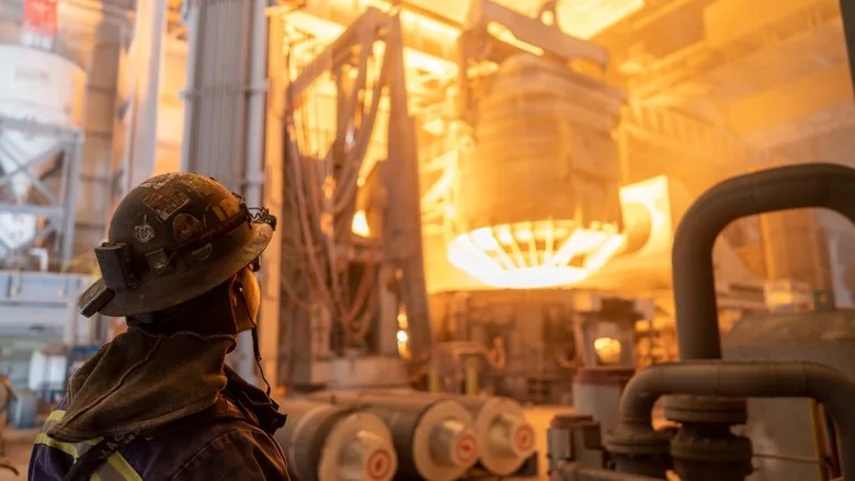 making steel