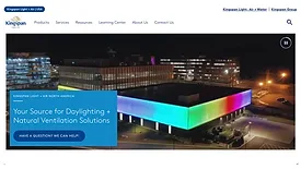 screenshot of website