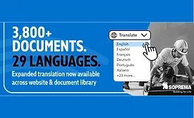 Soprema adds website translation tools in 29 languages