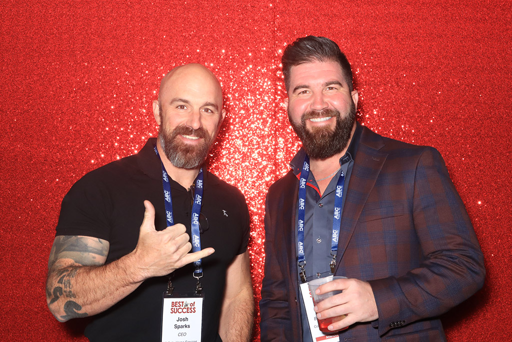 Photo booth at Best of Success presented by Roofing Contractor magazine