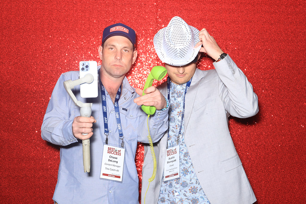 Photo booth at Best of Success presented by Roofing Contractor magazine
