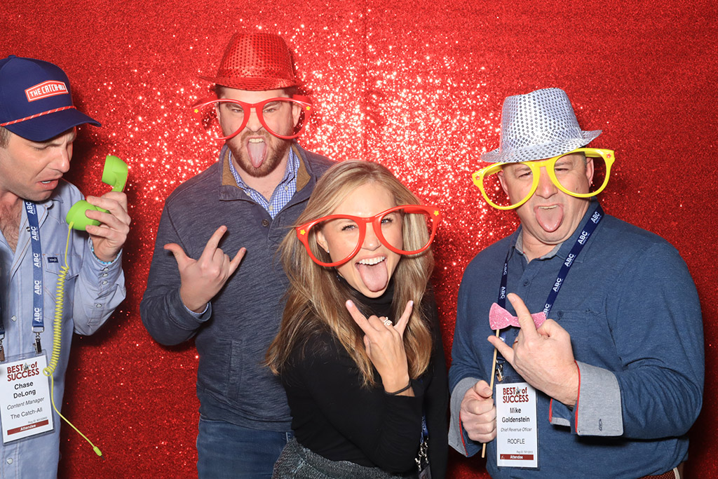 Photo booth at Best of Success presented by Roofing Contractor magazine