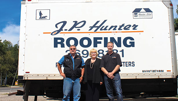 Hard Work And A Bird S Eye View Keep J P Hunter On Top 2014 01 01 Roofing Contractor