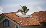 Hurricane roof damage