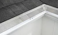 gutter guard installed on roof