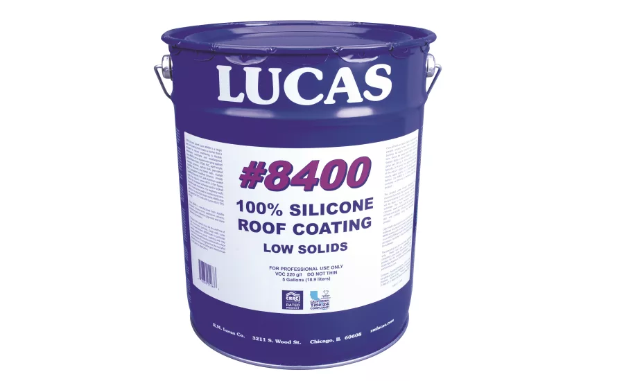 Lucas adds #8400 100 Silicone Roof Coating | 2016-05-17 | Roofing