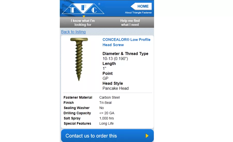 Triangle Fastener Corporation 