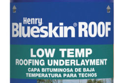 Low Temp Roofing Underlayment