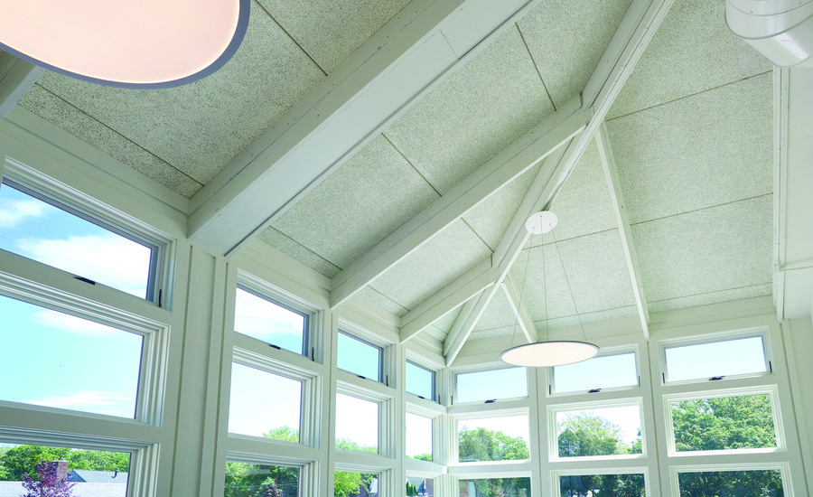 Tectum Structural Acoustical Roof Decks from Armstrong Building Solutions Offer Excellent