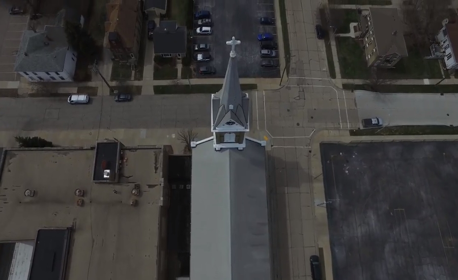 Integrated Roof Systems drone shot