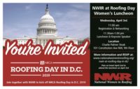 NWIR Roofing Day Luncheon 2019