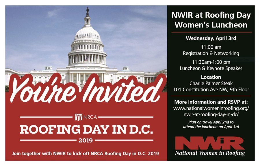National Women in Roofing Luncheon at Roofing Day Set for April 3 ...
