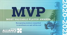 Roofing Alliance 2021 MVP Awards