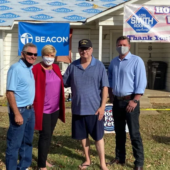 Lon Smith Roofing Veterans Day 2020