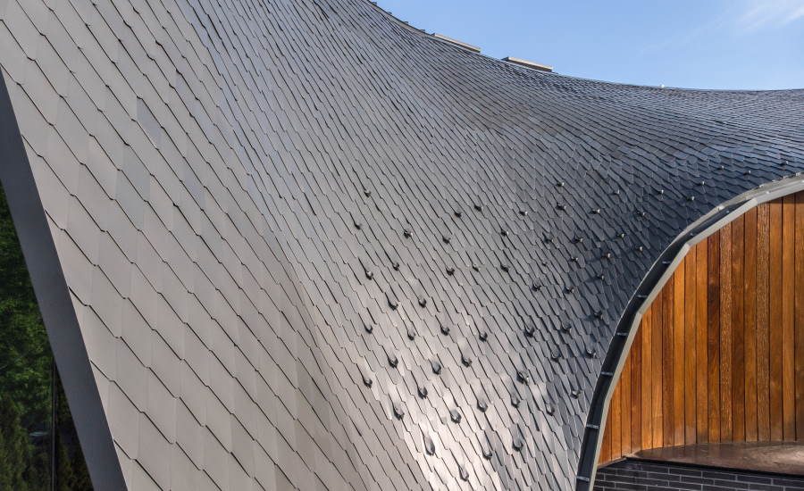 Project Profile: ‘A-House’ Creates Dragon-Scale Roof Design with