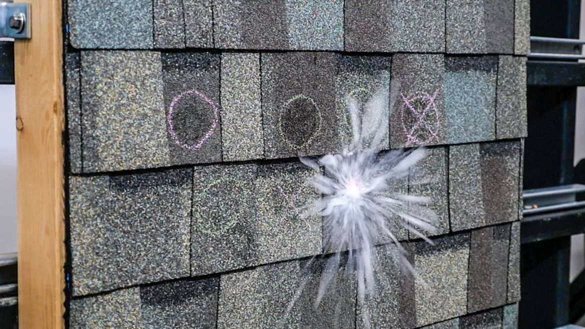 IBHS-UL-Hail-Test-Shingles