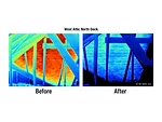 A before and after heat measurement comparison