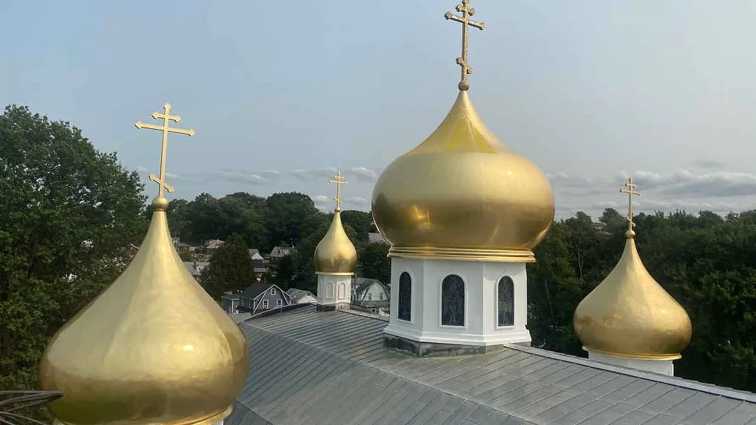 3-Saints Russian Orthodox Church Garfield NJ 22K Gold Restoration