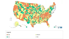 CDC COVID Community Level 2-24-22