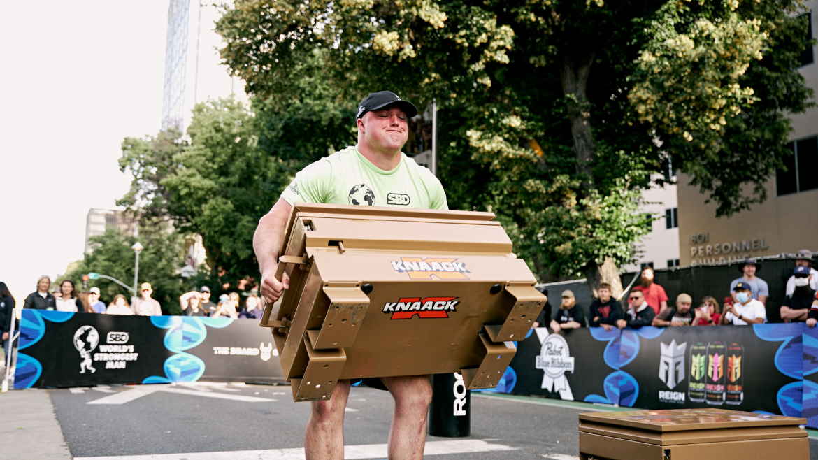 KNAACK Construction Products Featured in World's Strongest Man Competition