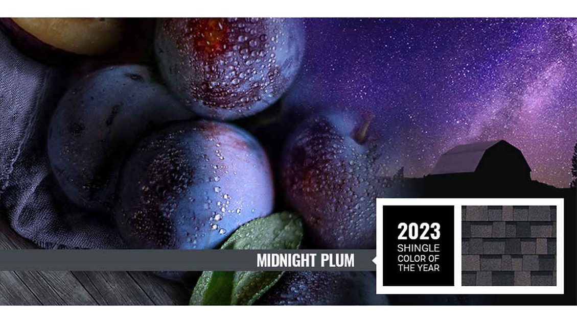 Owens Corning On Linkedin Midnight Plum 2023 Shingle Color Of The Year 2
