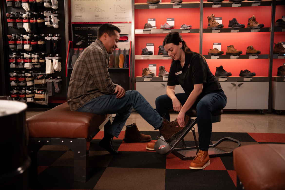 Red Wing Shoes Launches Ultimate Fit Experience with 3D Mapping Technology