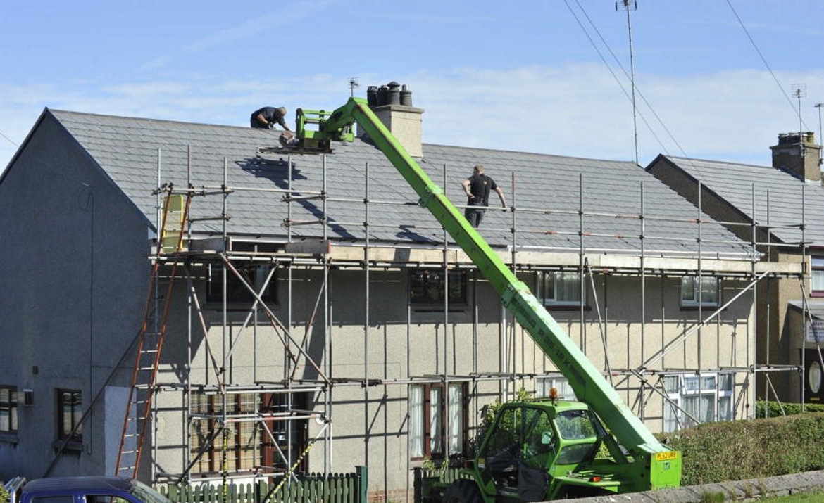 Roofing Safety Scaffold Fall